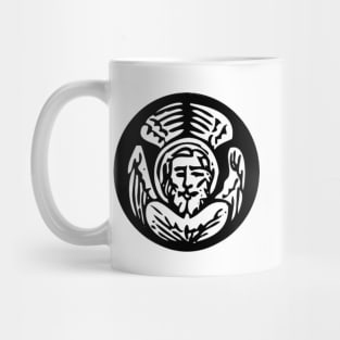 Winged Lion - white bkg Mug